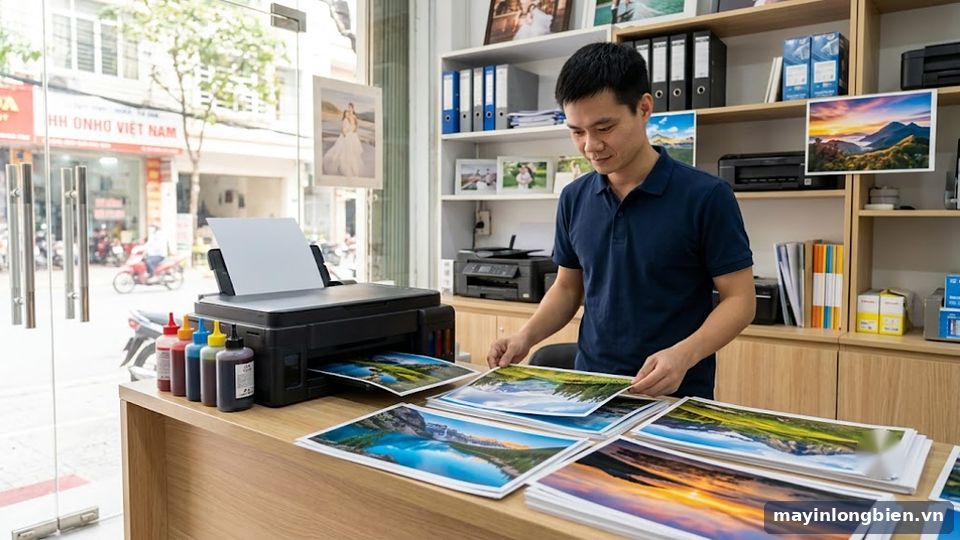 máy in phun 6 màu cho tiệm ảnh
