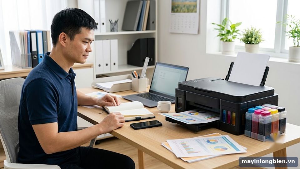máy in bình mực zin cho văn phòng
