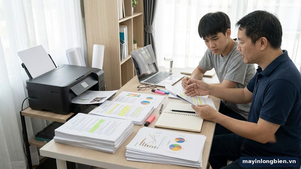 Tài liệu học tập in bằng máy in phun màu