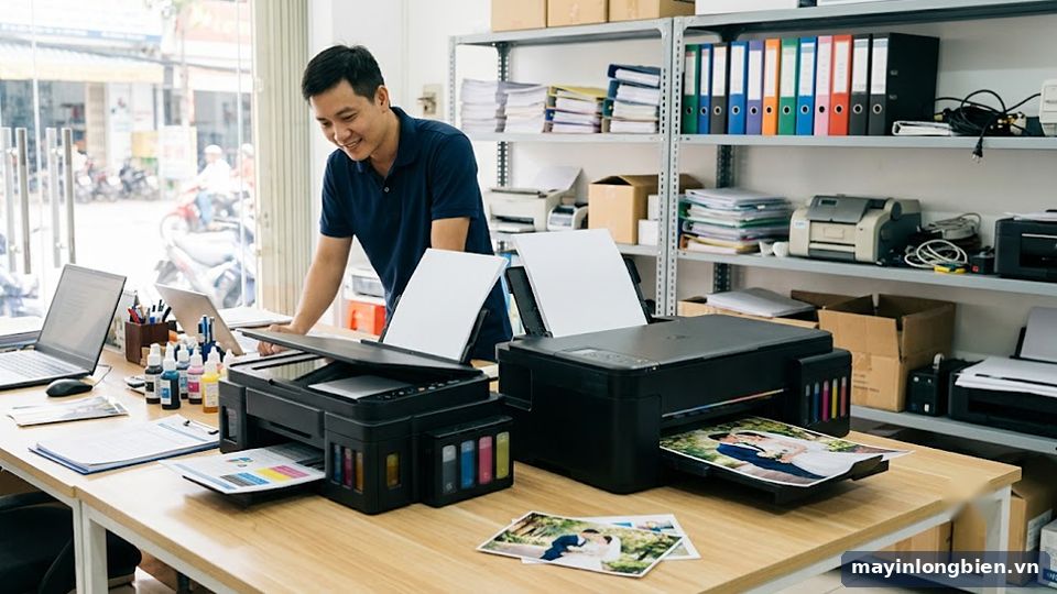So sánh máy in ảnh A4 và A3 cho studio