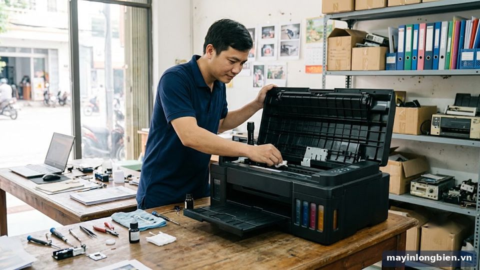 Bảo dưỡng máy in phun màu A3 trước mùa cưới