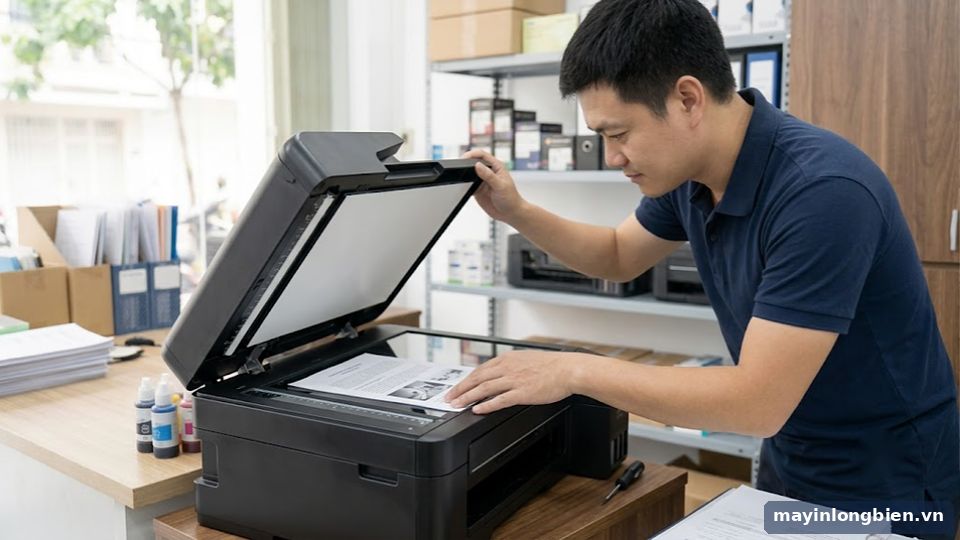 Cụm scan mặt kính của máy in phun màu đa năng