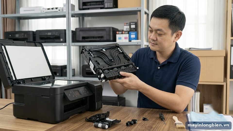 Cụm lật giấy in 2 mặt của máy in phun màu Cụm lật giấy in 2 mặt của máy in phun màu