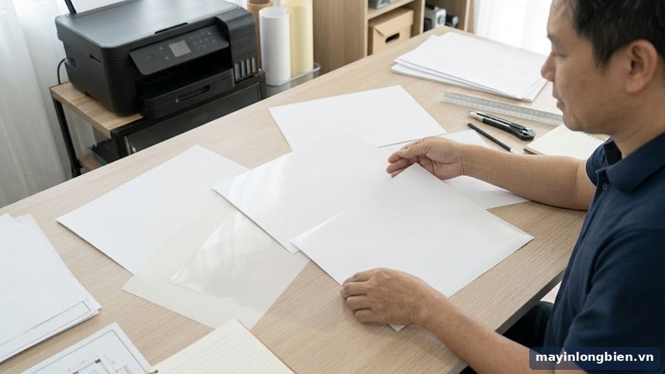 Các loại decal dùng cho máy in phun màu