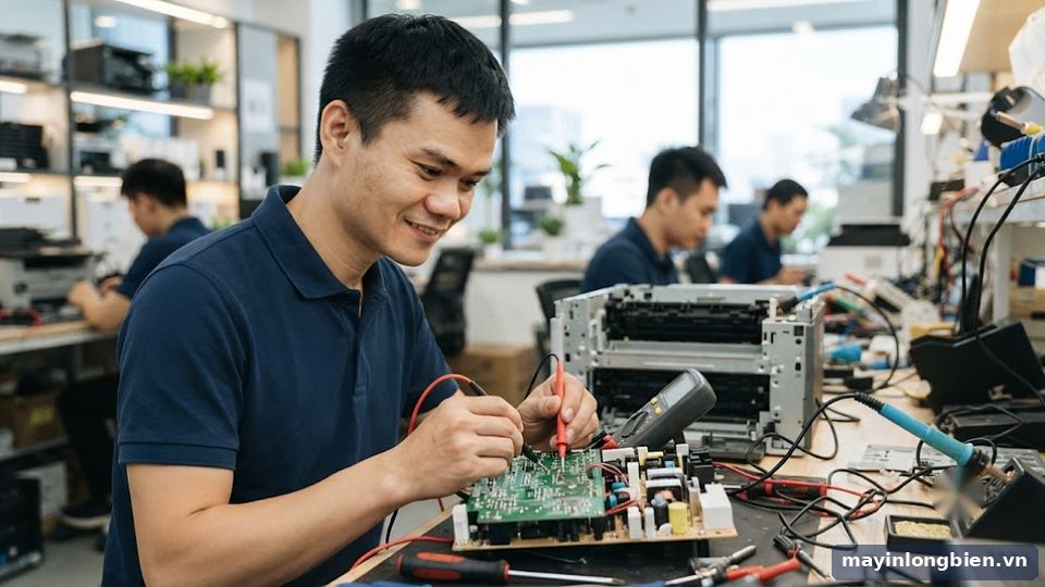 Kiểm tra bộ nguồn máy in phun màu Kiểm tra bộ nguồn máy in phun màu
