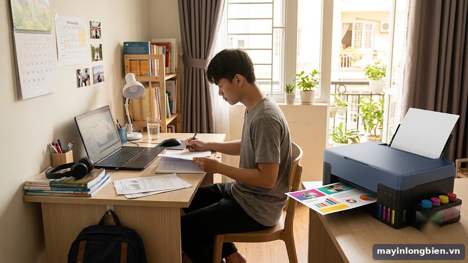 Máy in phun màu nhỏ gọn cho sinh viên Thanh Xuân