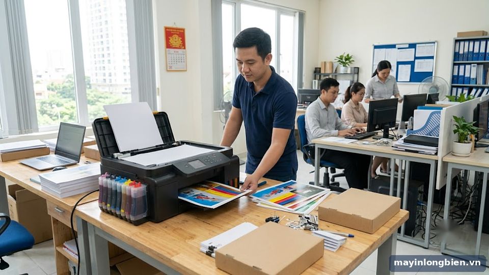 Máy in phun màu A3 nên sửa tại chỗ