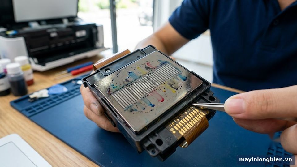 Cấu tạo đầu phun máy in Epson cận cảnh