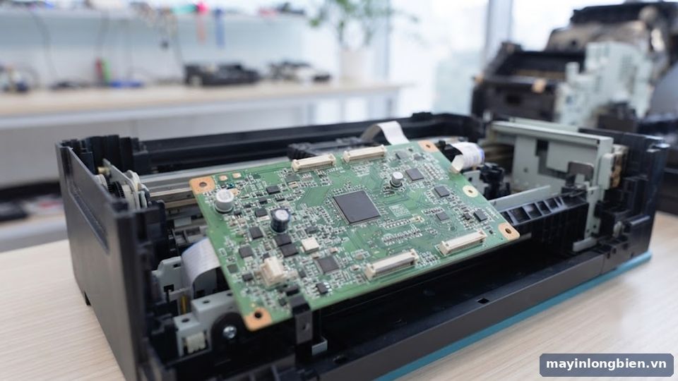 Mainboard máy in phun màu cận cảnh