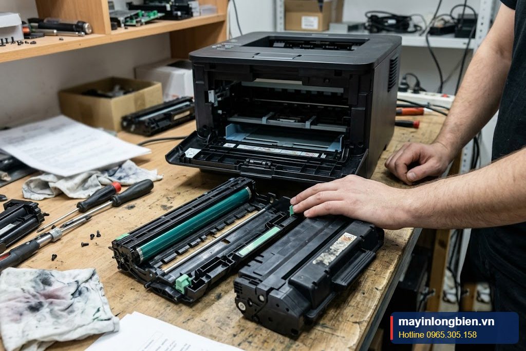 Hộp mực và cụm trống tách rời của máy in Brother Hộp mực và cụm trống tách rời của máy in Brother
