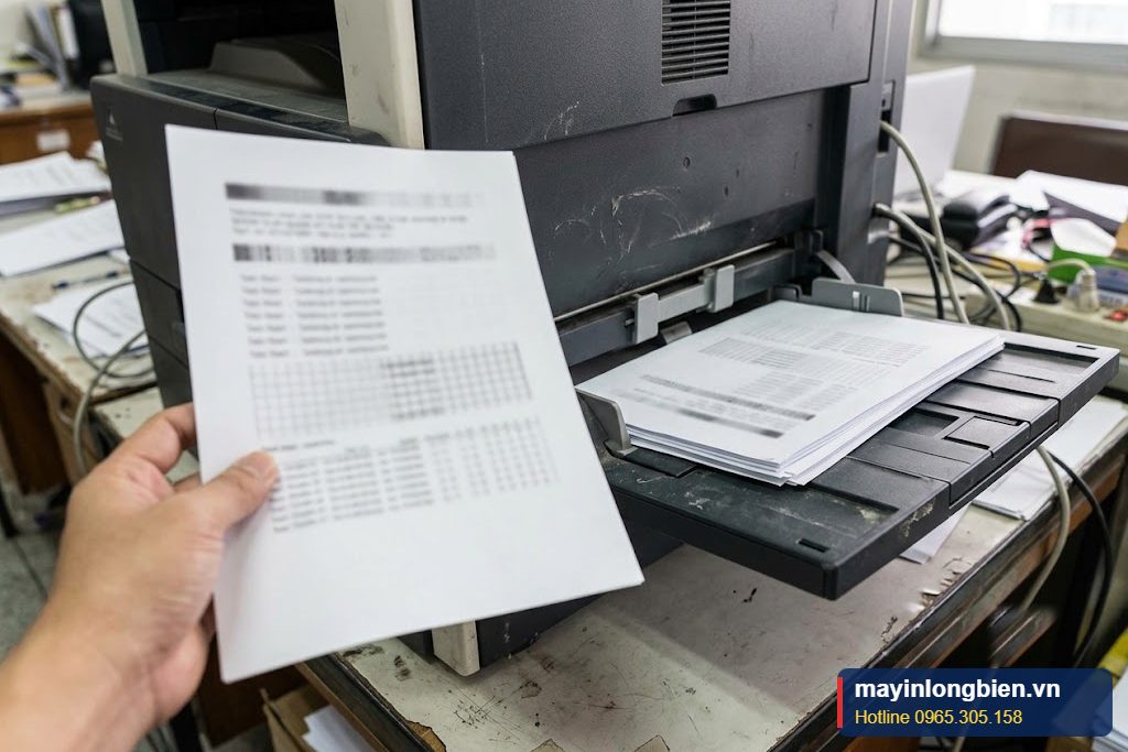 Bản copy thử kiểm tra chất lượng máy photocopy Bản copy thử kiểm tra chất lượng máy photocopy