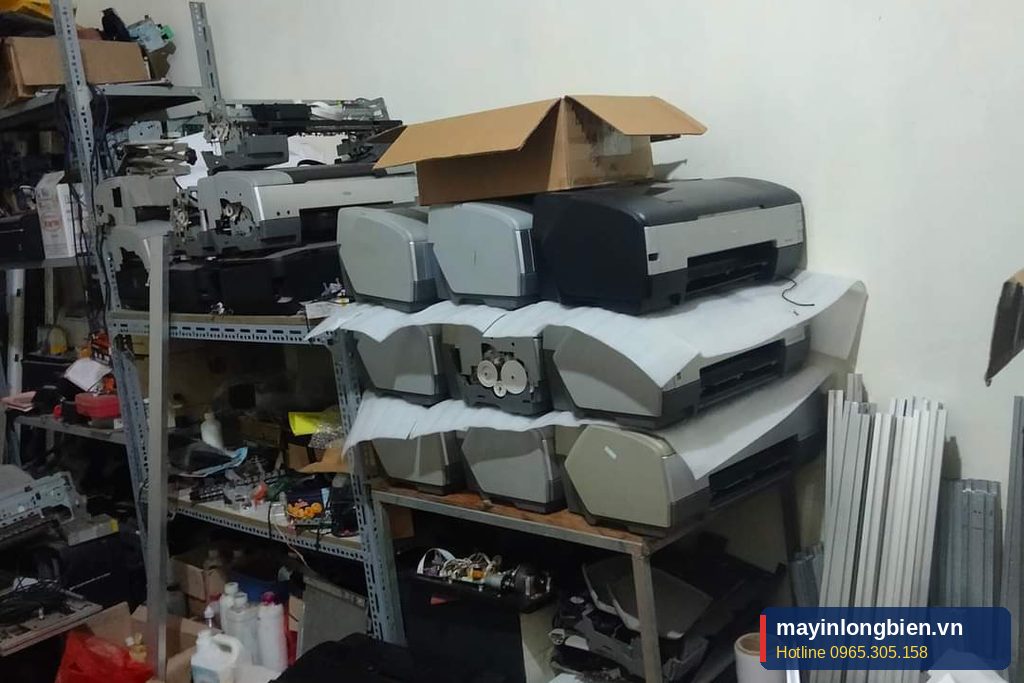 Kho máy scan, máy văn phòng cũ chờ kiểm tra Kho máy scan, máy văn phòng cũ chờ kiểm tra