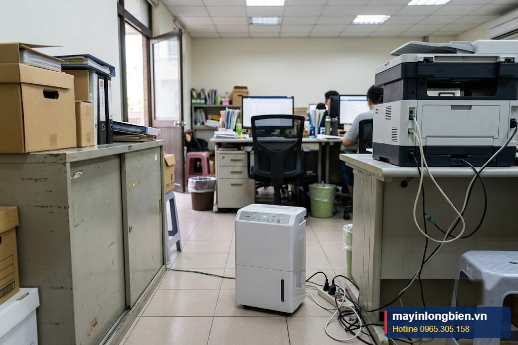 Giấy in bị ẩm, cong gây kẹt giấy mùa nồm Giấy in bị ẩm, cong gây kẹt giấy mùa nồm