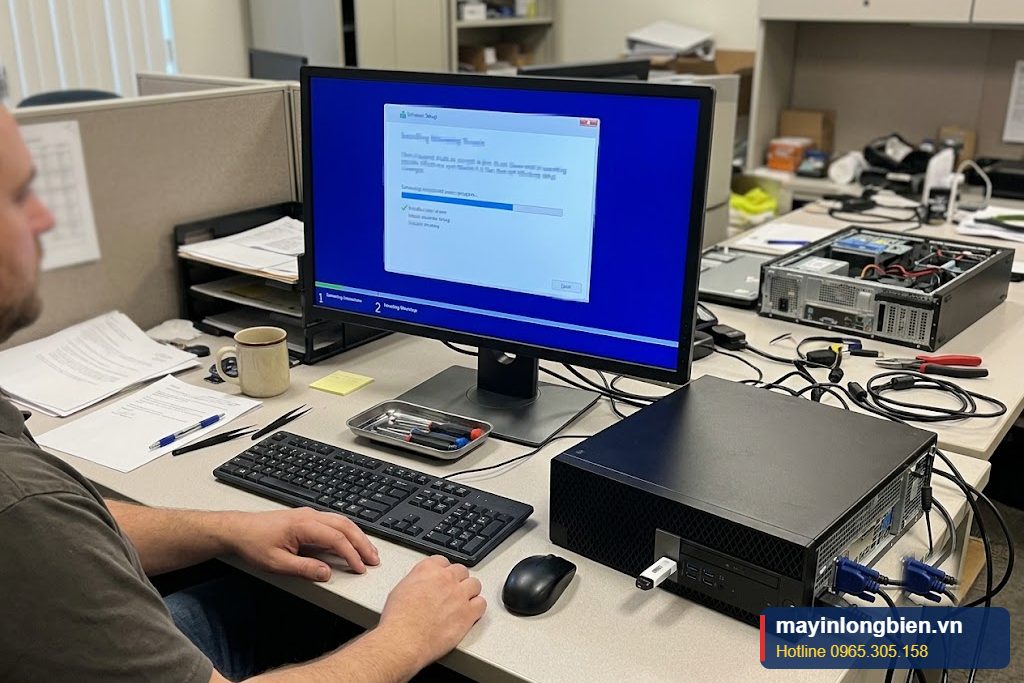 Kỹ thuật viên cài lại Windows cho máy tính văn phòng Kỹ thuật viên cài lại Windows cho máy tính văn phòng