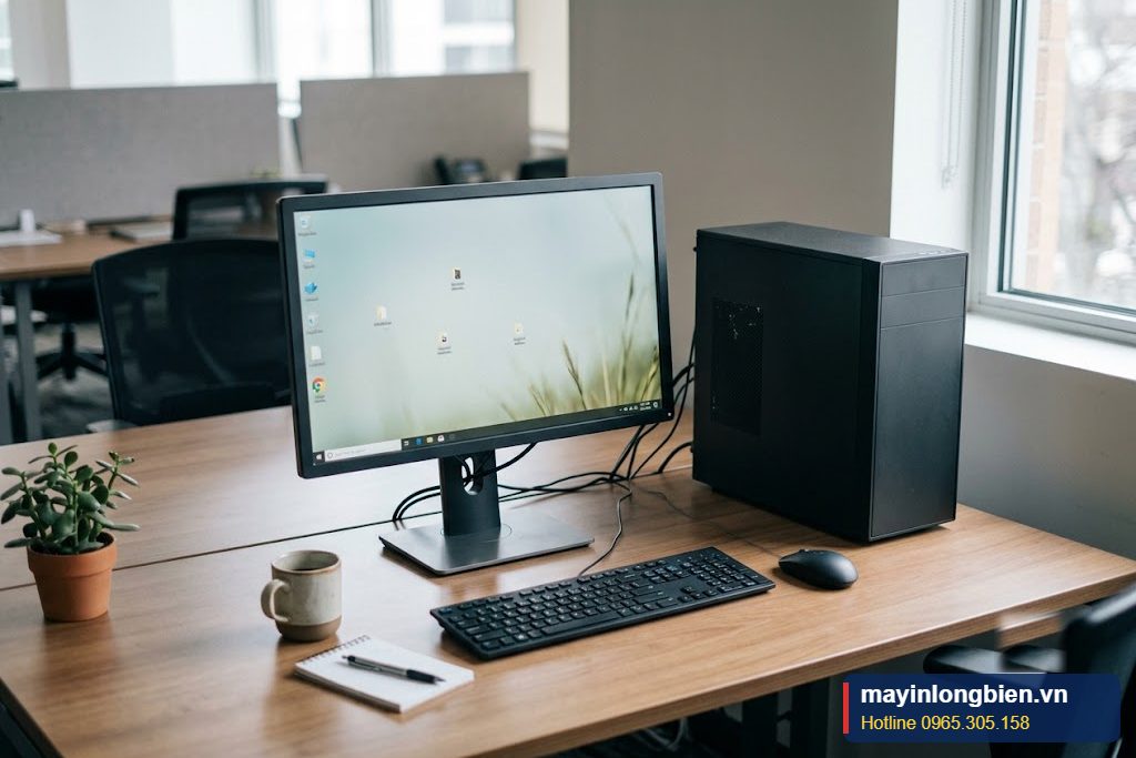 Máy tính văn phòng sẵn sàng làm việc sau khi cài đặt Máy tính văn phòng sẵn sàng làm việc sau khi cài đặt