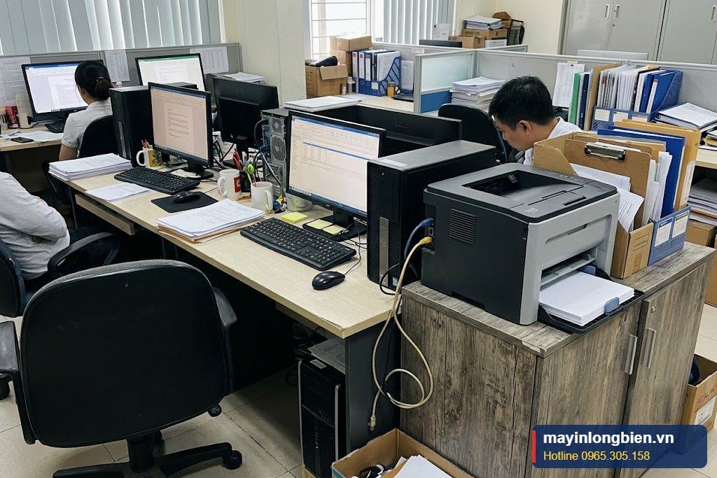 Máy in dùng chung qua mạng LAN cho nhiều máy tính trong văn phòng Máy in dùng chung qua mạng LAN cho nhiều máy tính trong văn phòng