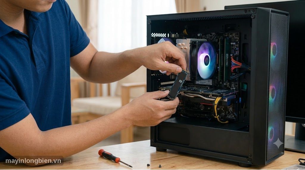 Lắp ổ SSD M.2 vào mainboard máy tính để bàn