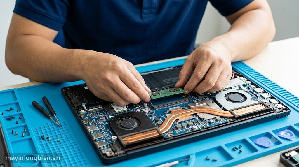 Lắp thêm RAM cho laptop tại nhà