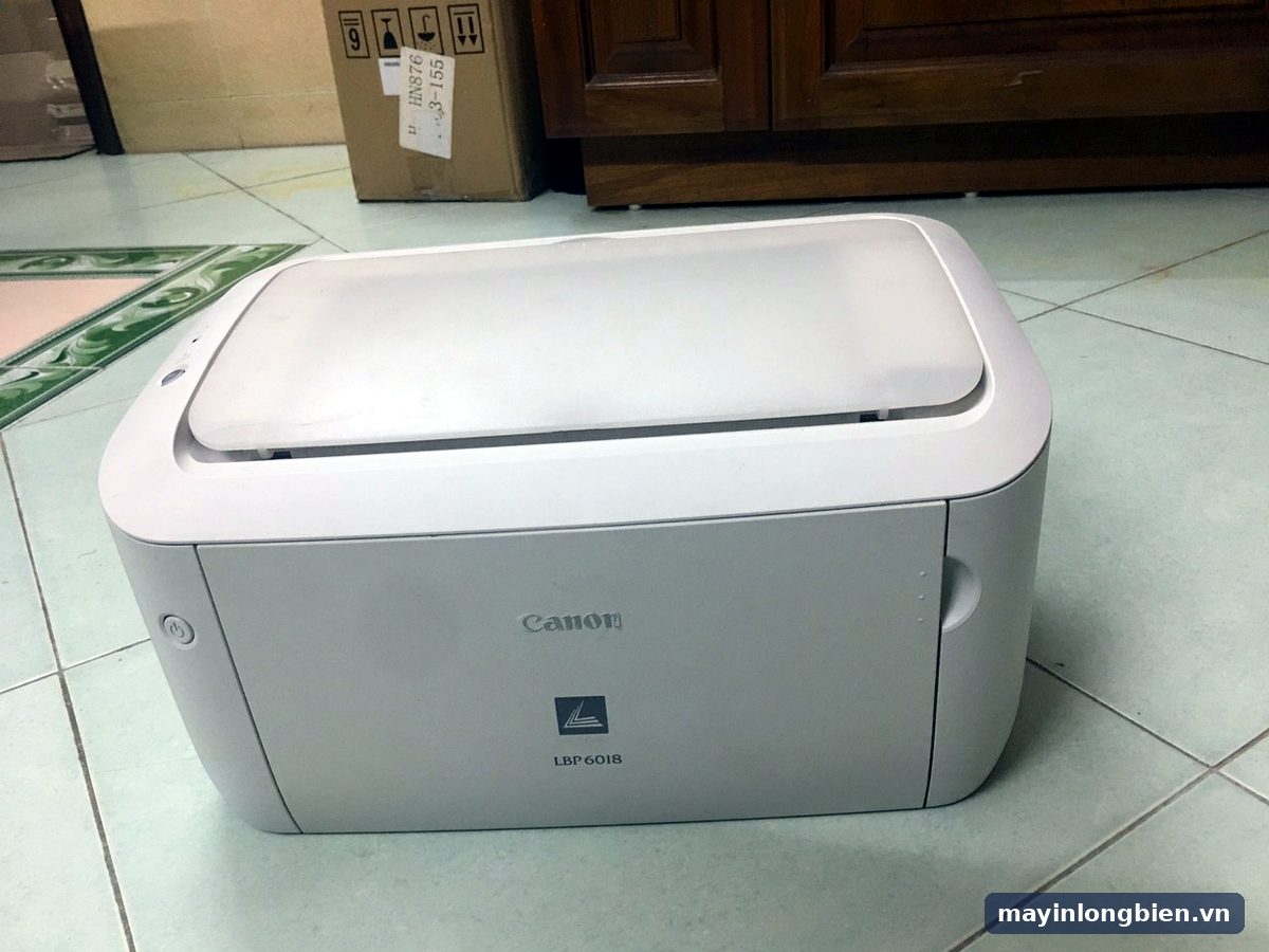 Canon LBP 6018L cũ – máy thật, set hộp mực mới