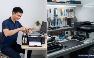 Sửa máy in phun màu tại nhà hay mang ra cửa hàng? Cách chọn