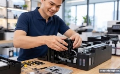 Thay cụm bơm mực, cụm hút mực máy in Epson đúng cách