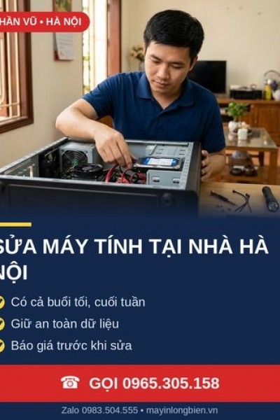 Sửa máy tính tại nhà Hà Nội Long Biên CSKH 0965.305.158
