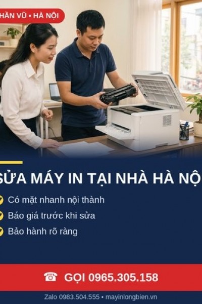 Sửa Máy In Tại Nhà Hà Nội – Báo Giá Trước, Bảo Hành | Thần Vũ