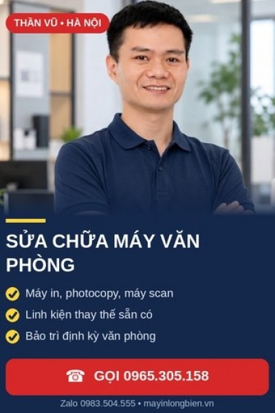 Sửa Chữa Máy Văn Phòng Tại Long Biên – Tận Nơi | Thần Vũ