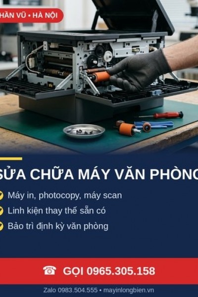 Sửa chữa máy văn phòng tại Long Biên Hà Nội