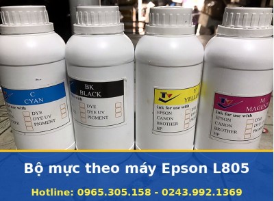 Bộ Mực Theo Máy Epson L805 Tại Hà Nội, Đúng Loại, Giao Nhanh