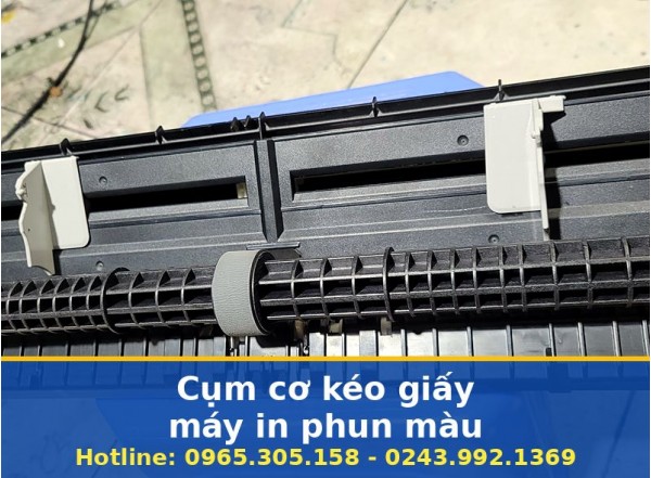 Cụm Cơ Kéo Giấy Máy In Phun Màu Mới Khoảng 90%, Lắp Đặt Ngay