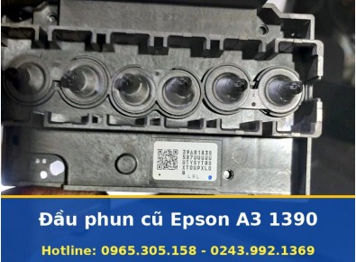 Đầu Phun Cũ Epson A3 1390 Đã Kiểm Tra, Lắp Và In Thử, Hà Nội