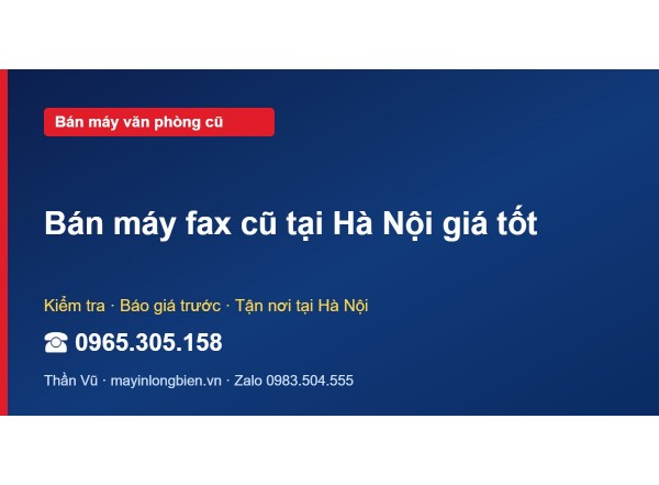 Bán máy fax cũ tại Hà Nội giá tốt