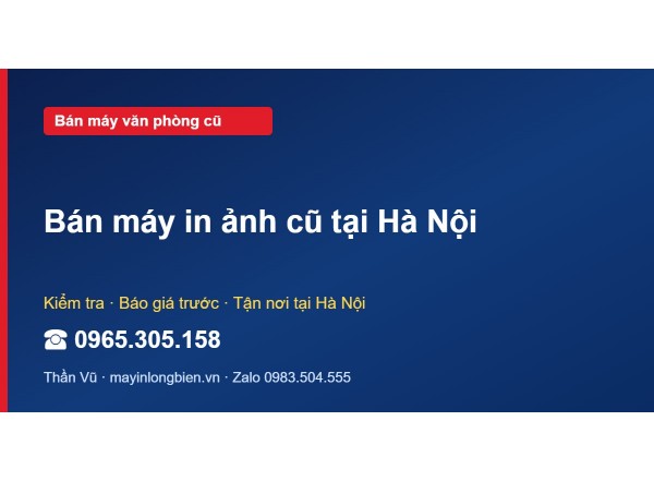 Bán máy in ảnh cũ tại Hà Nội