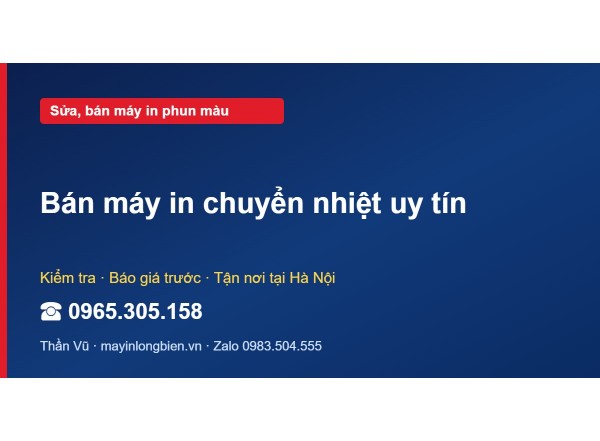 Bán máy in chuyển nhiệt uy tín