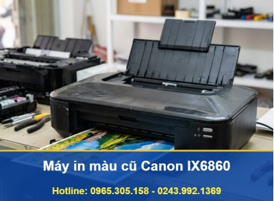 Máy In Canon IX 6860 Cũ Khổ A3 Ở Long Biên, Uy Tín, Bảo Hành