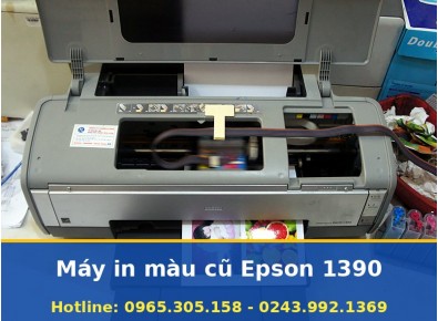 Máy In Màu Cũ Epson 1390 Khổ A3 Tại Long Biên, Đã In Thử Sẵn