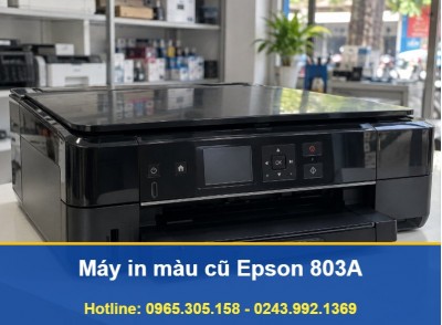 Máy In Màu Cũ Epson EP-803A Uy Tín, Soi Kỹ Tuổi Máy, Tận Nơi