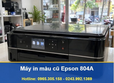 Máy In Màu Cũ Epson EP-804A Uy Tín, Đã In Thử, Báo Giá Trước