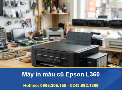 Máy In Màu Cũ Epson L360 Tại Long Biên Uy Tín, Báo Giá Trước