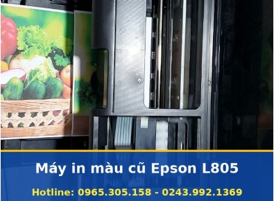 Máy In Màu Cũ Epson L805 Tại Long Biên Uy Tín, Báo Giá Trước