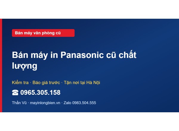 Bán máy in Panasonic cũ chất lượng