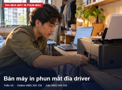 Máy in mất driver, mất dây USB khi bán có bị trừ? | Thần Vũ