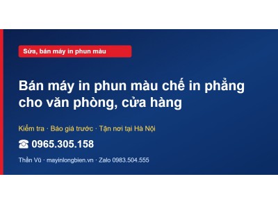 Bán máy in phun màu chế in phẳng cho văn phòng, cửa hàng