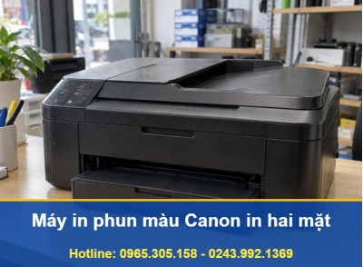 Máy In Phun Màu Cũ Canon In Đảo Chiều Tự Động – In Thử 2 Mặt
