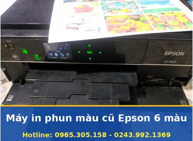 Máy In Phun Màu Cũ Epson 6 Màu Tại Long Biên Uy Tín, Báo Giá