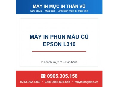 Bán máy in phun màu cũ Epson L310 tại Long Biên