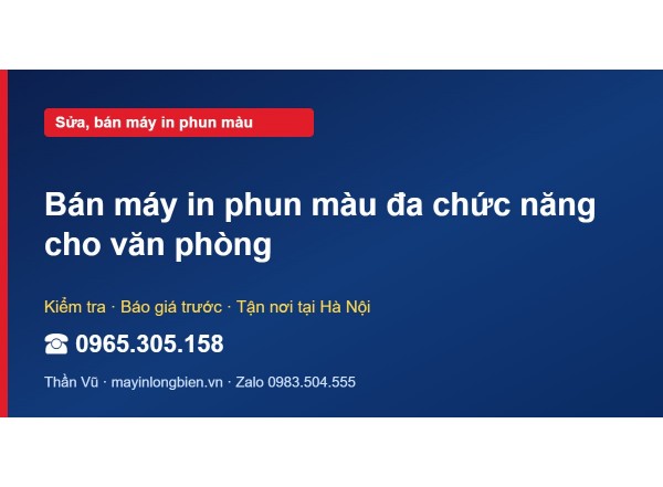 Bán máy in phun màu đa chức năng cho văn phòng