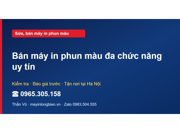 Bán máy in phun màu đa chức năng uy tín