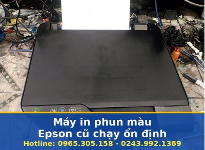 Máy In Phun Màu Epson Cũ Chạy Ổn Định Tại Long Biên: Kiểm Kỹ